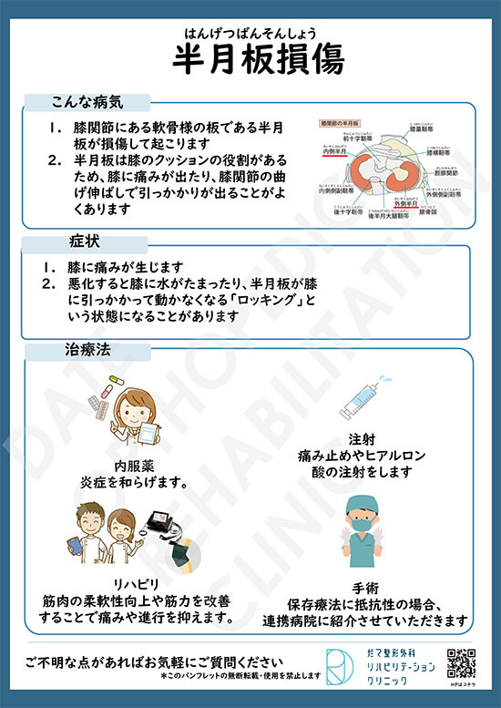【画像】半月板損傷について